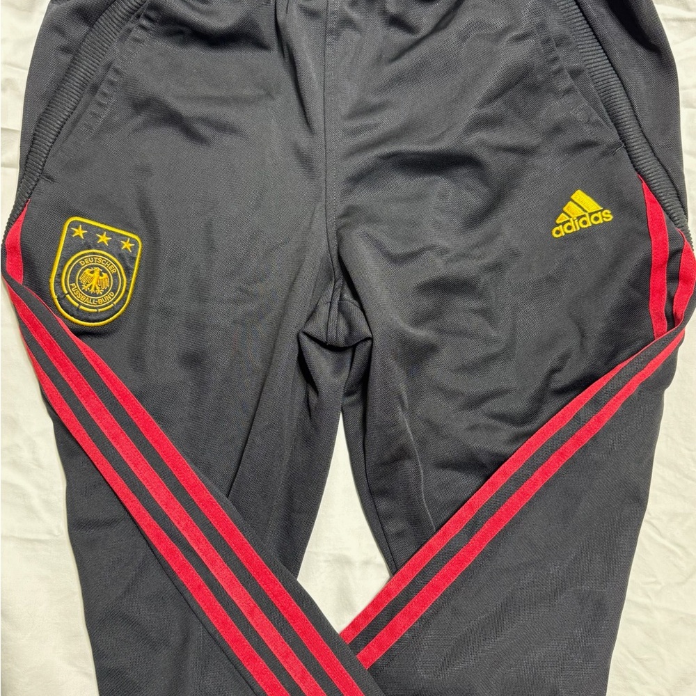 Adidas Germany National Team Track Pants – Black/Red small